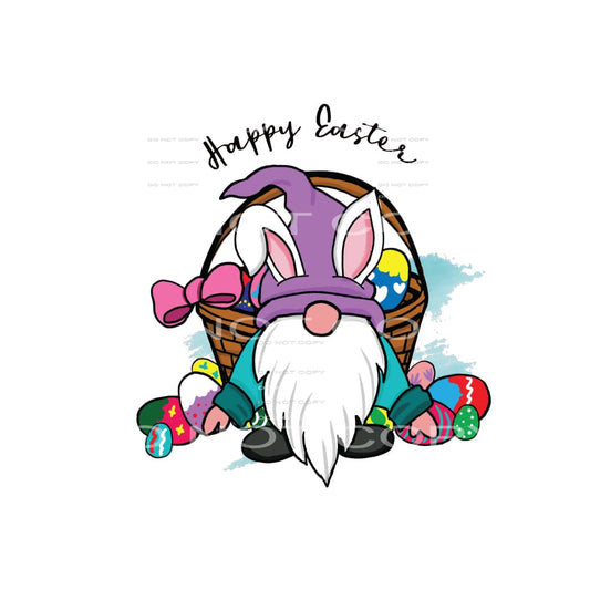 easter gnome #4446 Sublimation transfers - Heat Transfer