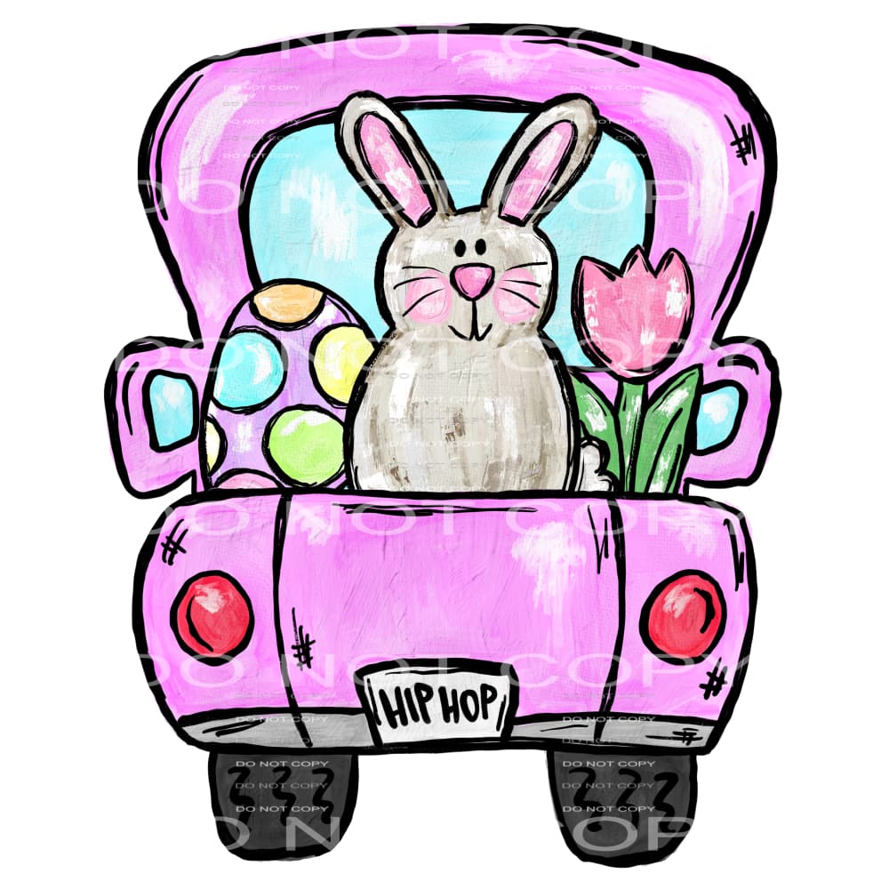 easter truck #4256 Sublimation transfers - Heat Transfer