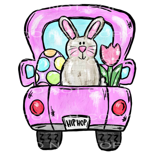easter truck #4256 Sublimation transfers - Heat Transfer