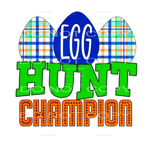 egg hunt champion #4258 Sublimation transfers - Heat 