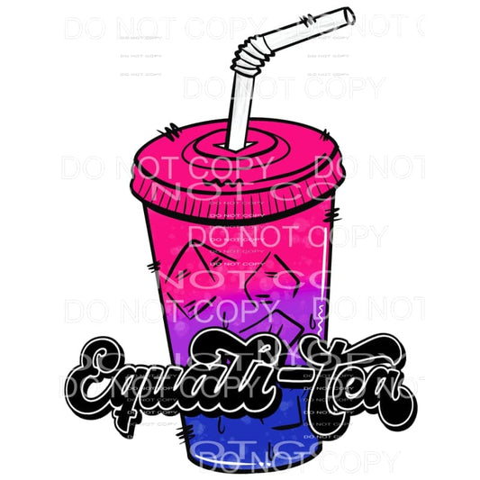 Equali-tea Tumbler Pride #7 Sublimation transfers - Heat 