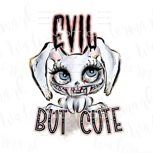 evil but cute #7173 Sublimation transfers - Heat Transfer