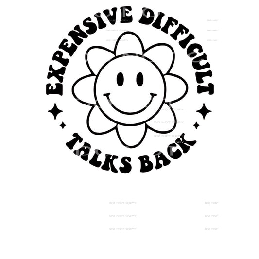 Expensive Difficult Talks Back #4459 Sublimation transfers -
