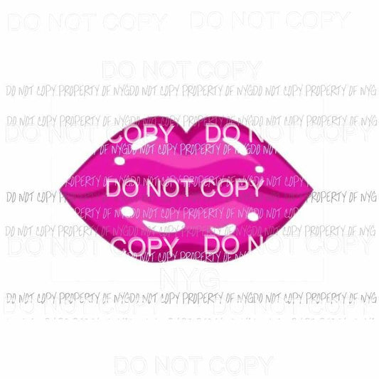 Face mask Lips # 3 and when you open you see teeth Sublimation transfers Heat Transfer