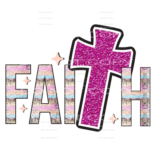 Faith #5137 Sublimation transfers - Heat Transfer Graphic