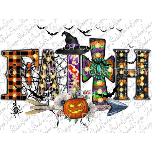 Faith Plaid Leopard Tie Dye Marquee Lights Arrow Flowers 