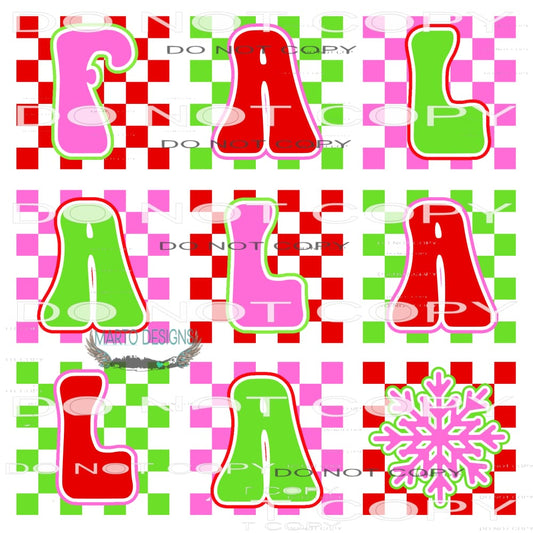Falalala #8470 Sublimation transfers - Heat Transfer Graphic