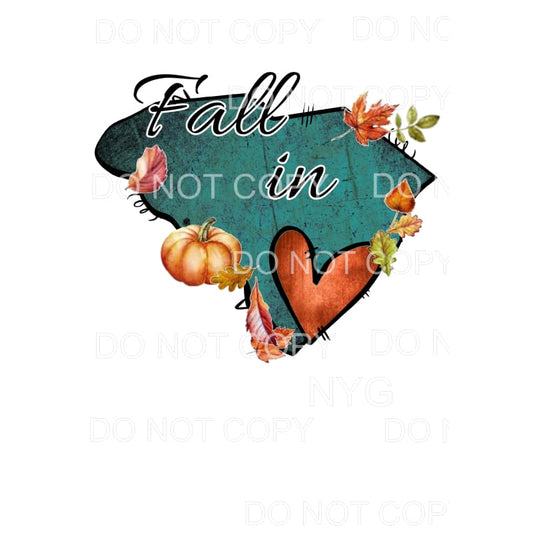 Fall In South Carolina #3 Sublimation transfers - Heat 