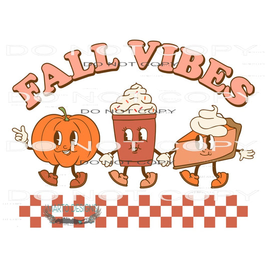 Fall Vibes #6205 Sublimation transfers - Heat Transfer