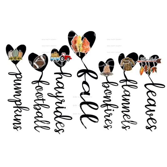 Fall Words # 1 Sublimation transfers - Heat Transfer