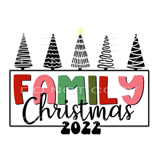 Family Christmas 2022 Sublimation transfers - Heat Transfer