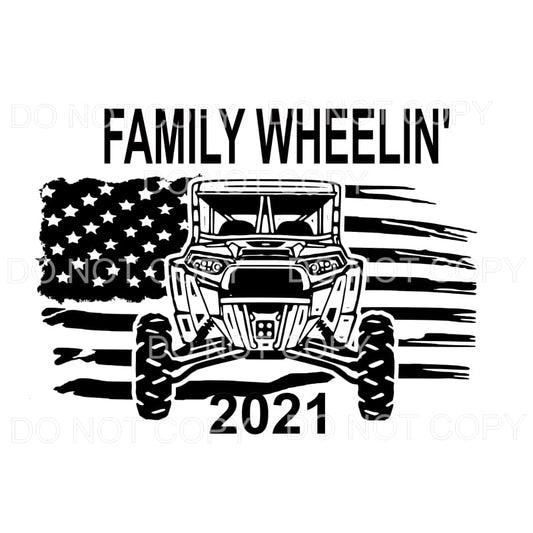 Family Wheelin’ 2021 Razor rzr Sublimation transfers - Heat 