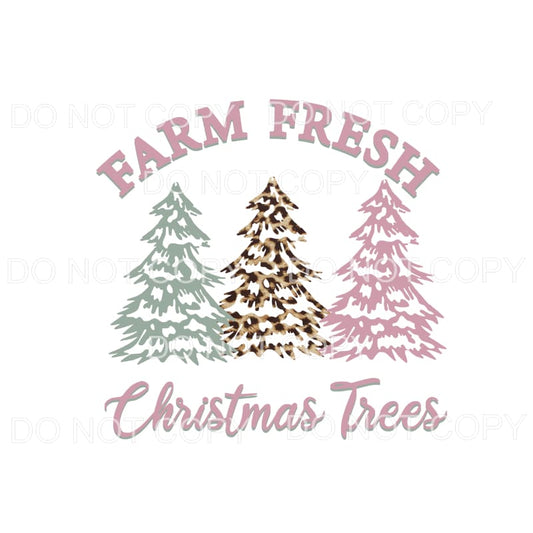 Farm Fresh Christmas Trees # 8238 Sublimation transfers - 