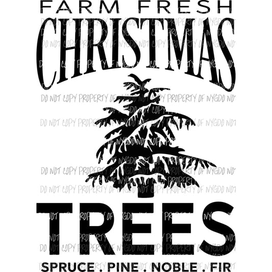 farm fresh trees Sublimation transfers Heat Transfer