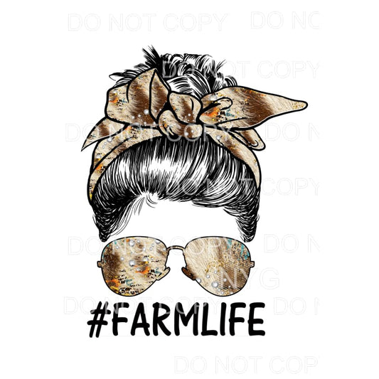 Farm life bun Sublimation transfers - Heat Transfer