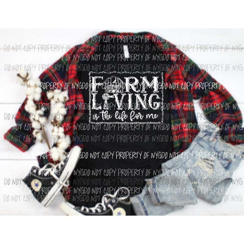 FARM LIVING SCREEN PRINT - can go on any shirt