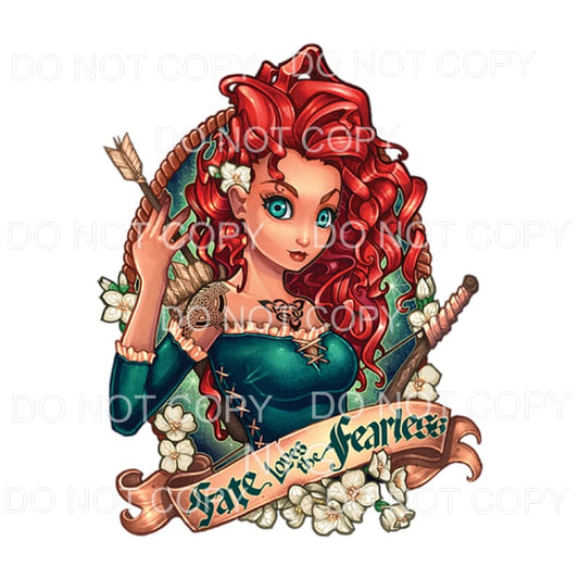 Fate Loves The Fearless Princess Merida Disney #1019 