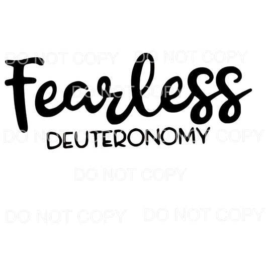 Fearless Deuteronmy Sublimation transfers - Heat Transfer