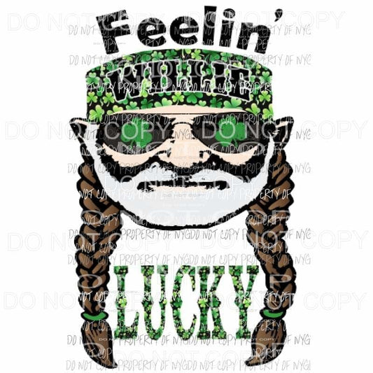 Feelin Willie Lucky Sublimation transfer Heat Transfer