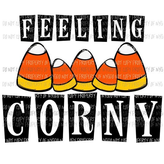 Feeling Corny candy corn Sublimation transfers Heat Transfer