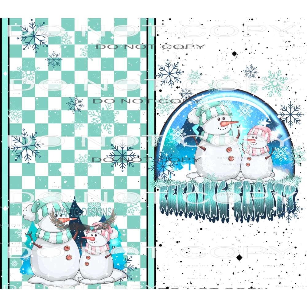 Feeling Frosty #7484 Sublimation transfers - Heat Transfer