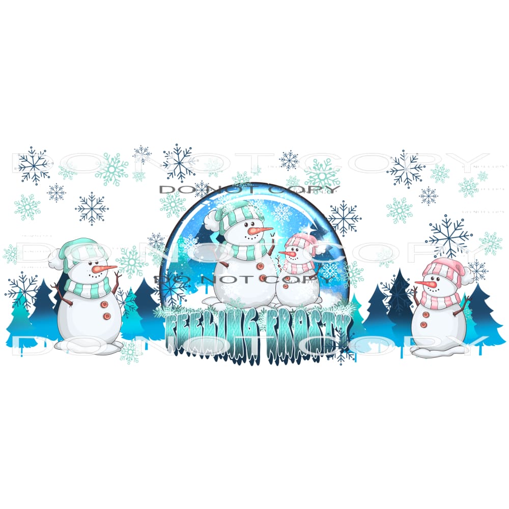 Feeling Frosty #7485 Sublimation transfers - Heat Transfer