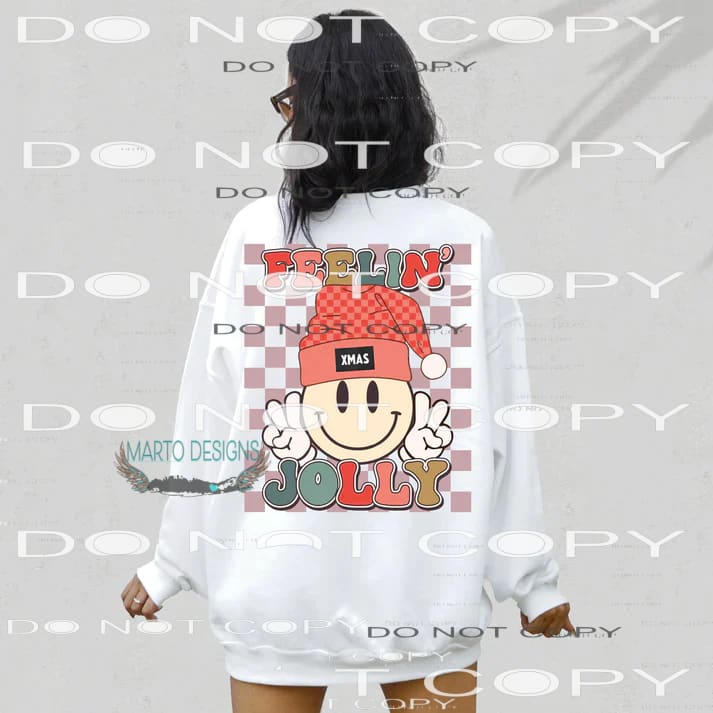 Feeling Jolly #7357 Sublimation transfers - Heat Transfer