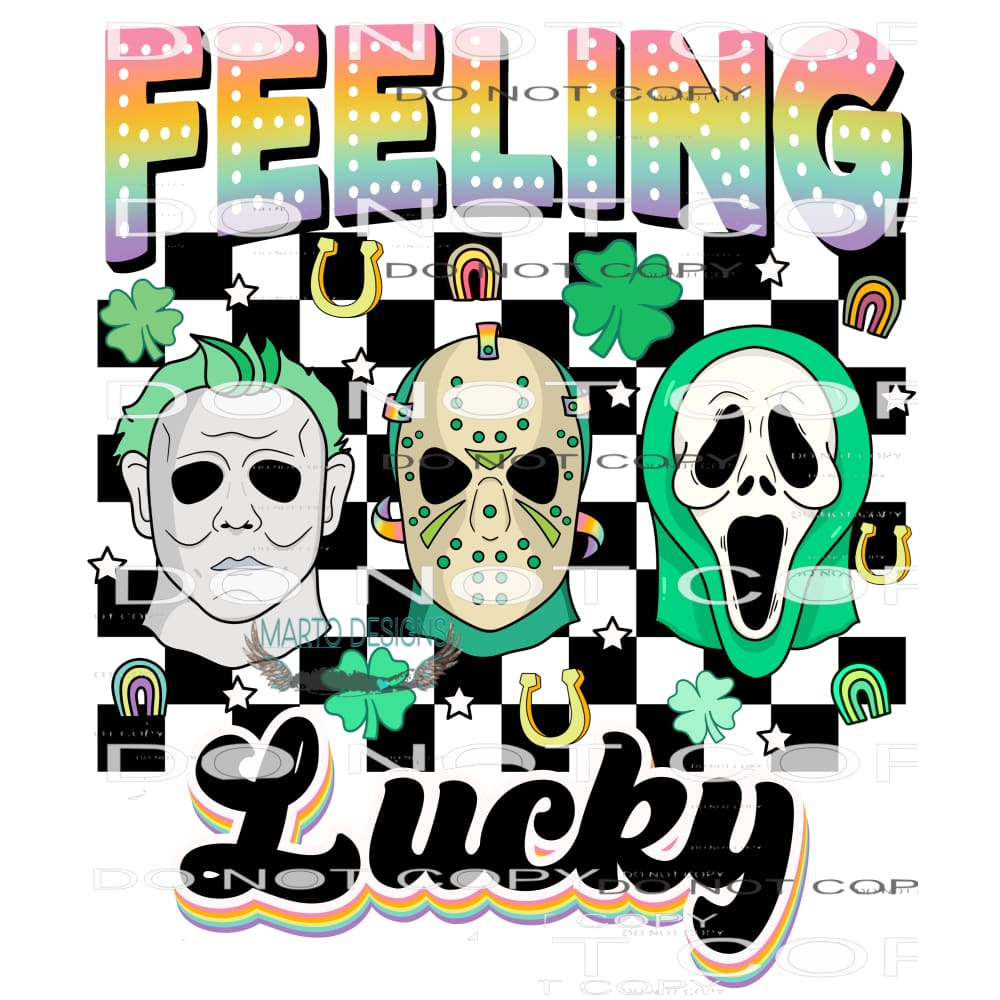 Feeling Lucky #8952 Sublimation transfers - Heat Transfer