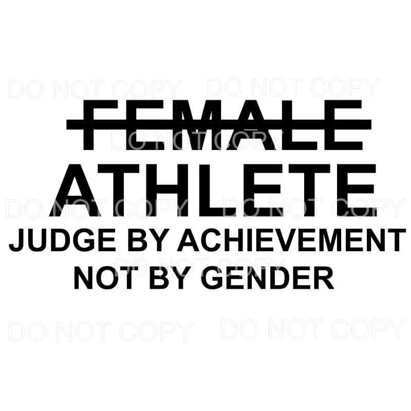 Female Athlete Sublimation transfers - Heat Transfer