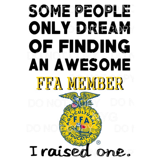 FFA MEMBER Sublimation transfers - Heat Transfer