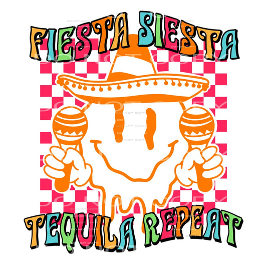 Fiesta Siesta Tequila Repeat #4216 Sublimation transfers -