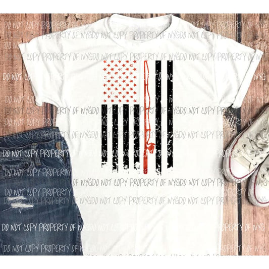 Fishing flag Sublimation transfers Heat Transfer