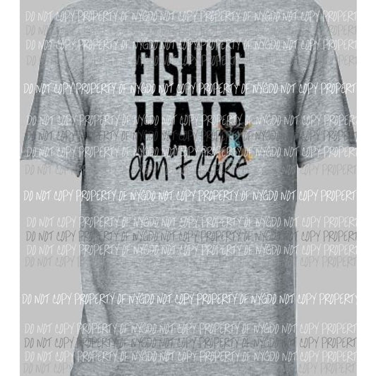 Fishing hair dont care sublimation transfer Heat Transfer