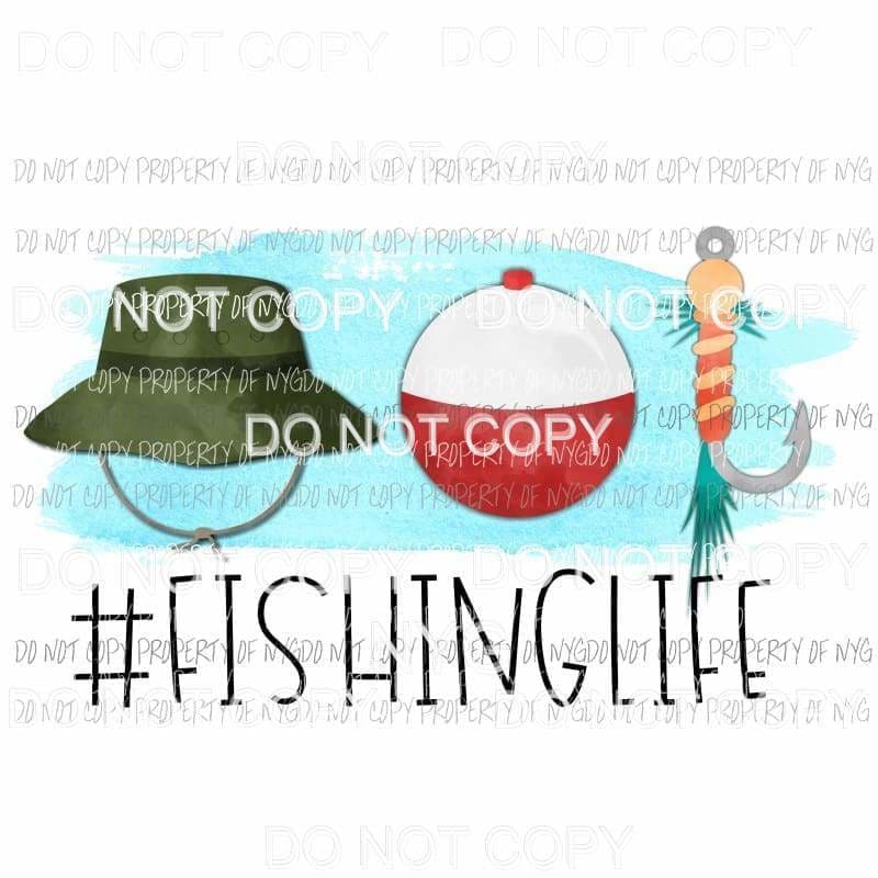 #Fishinglife hat bobber hook Sublimation transfers Heat Transfer