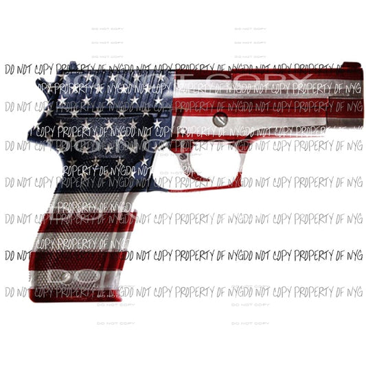 Flag Gun Sublimation transfers Heat Transfer