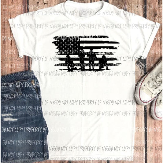 Flag military # 2 Sublimation transfers Heat Transfer