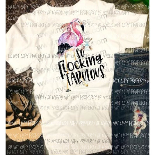 Flamingo 3 sublimation transfer Heat Transfer