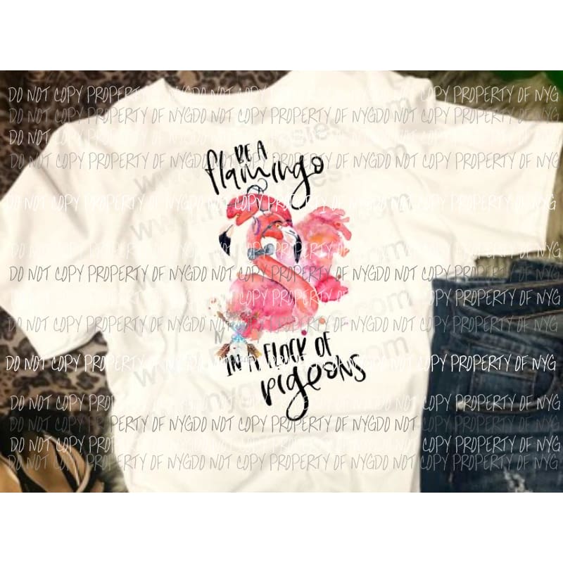 Flamingo 5 sublimation transfer Heat Transfer