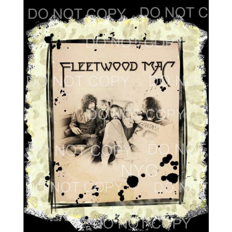 Fleetwood Mac #1 Sublimation transfers - Heat Transfer