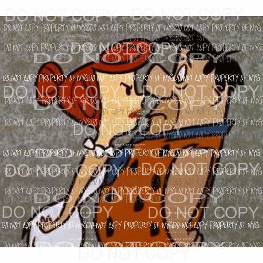 Flintstones 2 Sublimation transfers Heat Transfer