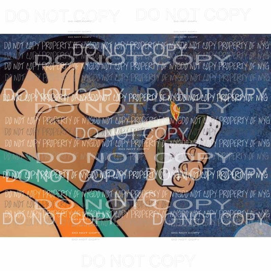 Flintstones 3 Sublimation transfers Heat Transfer