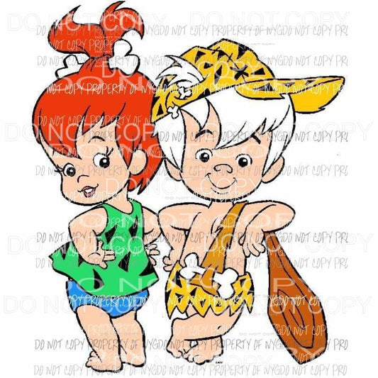 Flintstones 7 Sublimation transfers Heat Transfer