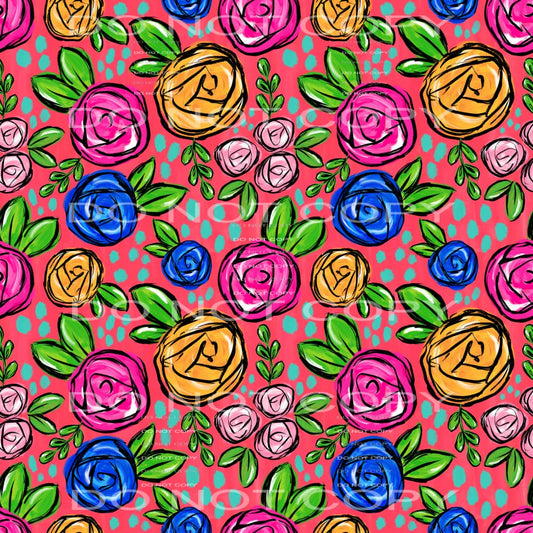 floral #4232 Sublimation transfers - Heat Transfer