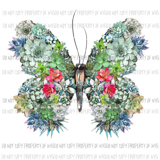 Floral Butterfly Sublimation transfers Heat Transfer