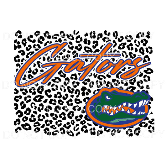 Florida Gators Leopard # 678 Sublimation transfers - Heat 