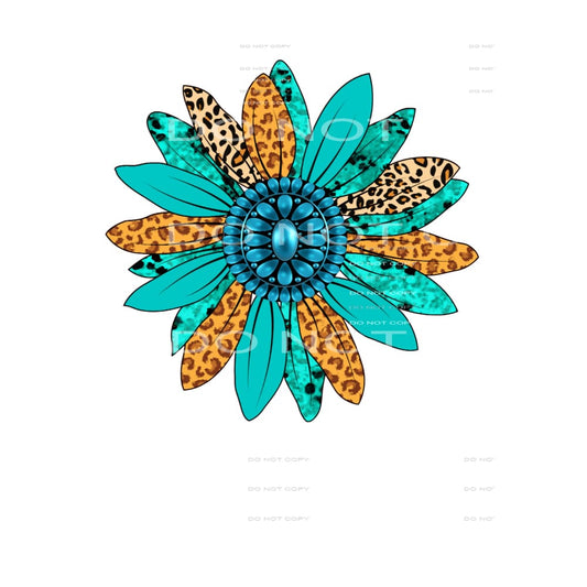 Flower #5704 Sublimation transfers - Heat Transfer Graphic