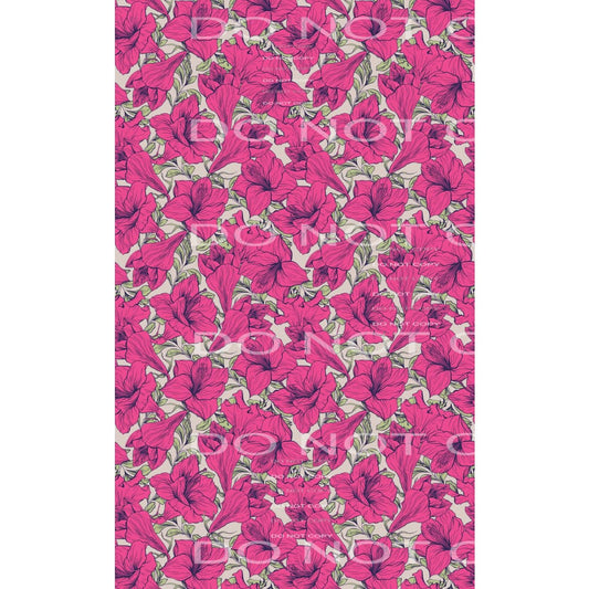 Flower Pattern #5717 Sublimation transfers - Heat Transfer