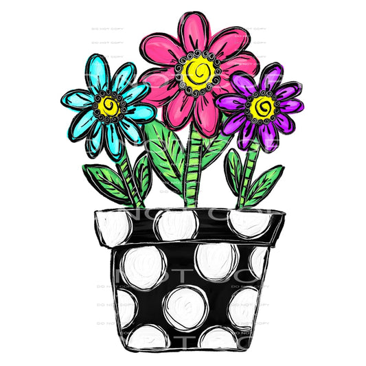 flower pot #6336 Sublimation transfers - Heat Transfer