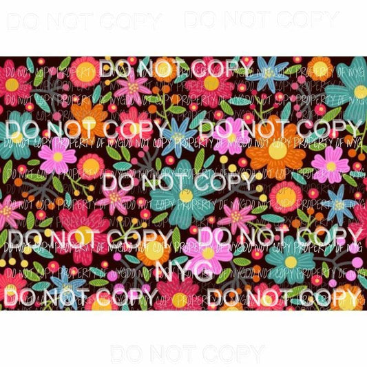 Flower Sheet #29 Sublimation transfers 13 x 9 inches Heat Transfer