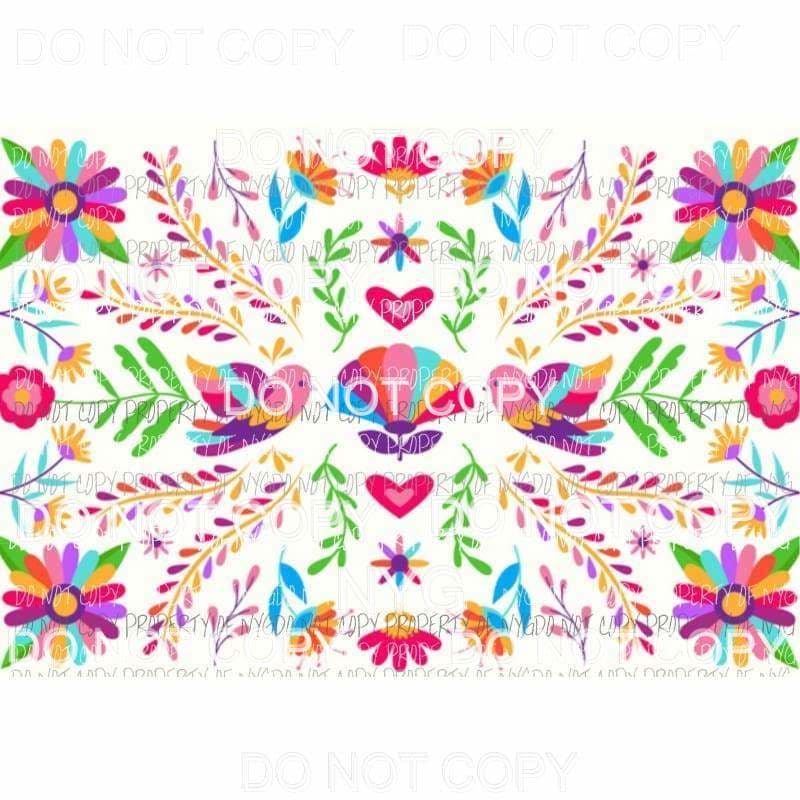 Flower Sheet #32 Sublimation transfers 13 x 9 inches Heat Transfer